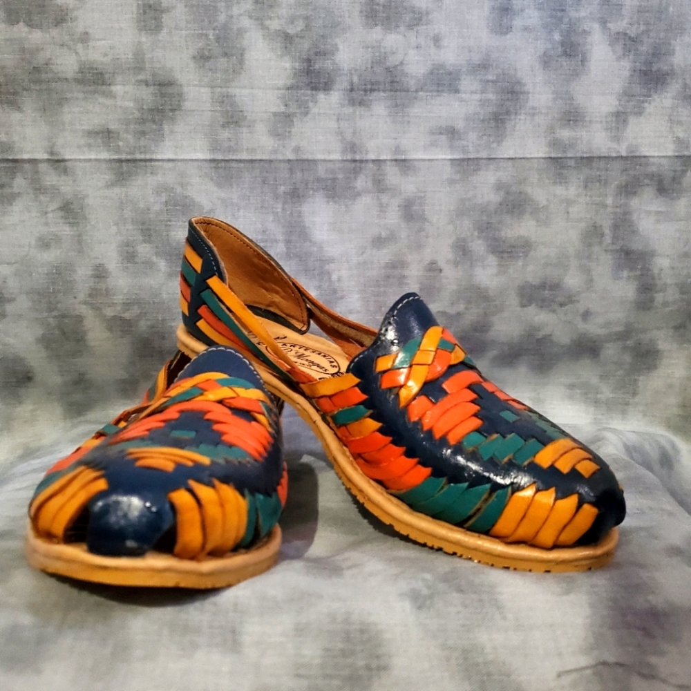 New leather sandals